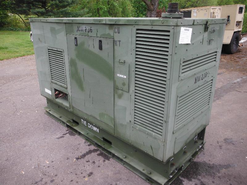 35kw HDT POWER SYSTEMS TACTICAL DIESEL GENERATOR 235hrs JOHN DEERE 3 ...