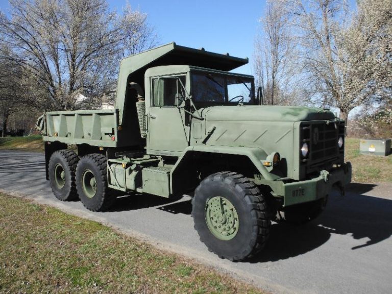 1990 AM GENERAL M929A2 REBUILT MILITARY 6X6 DUMP TRUCK Surplus